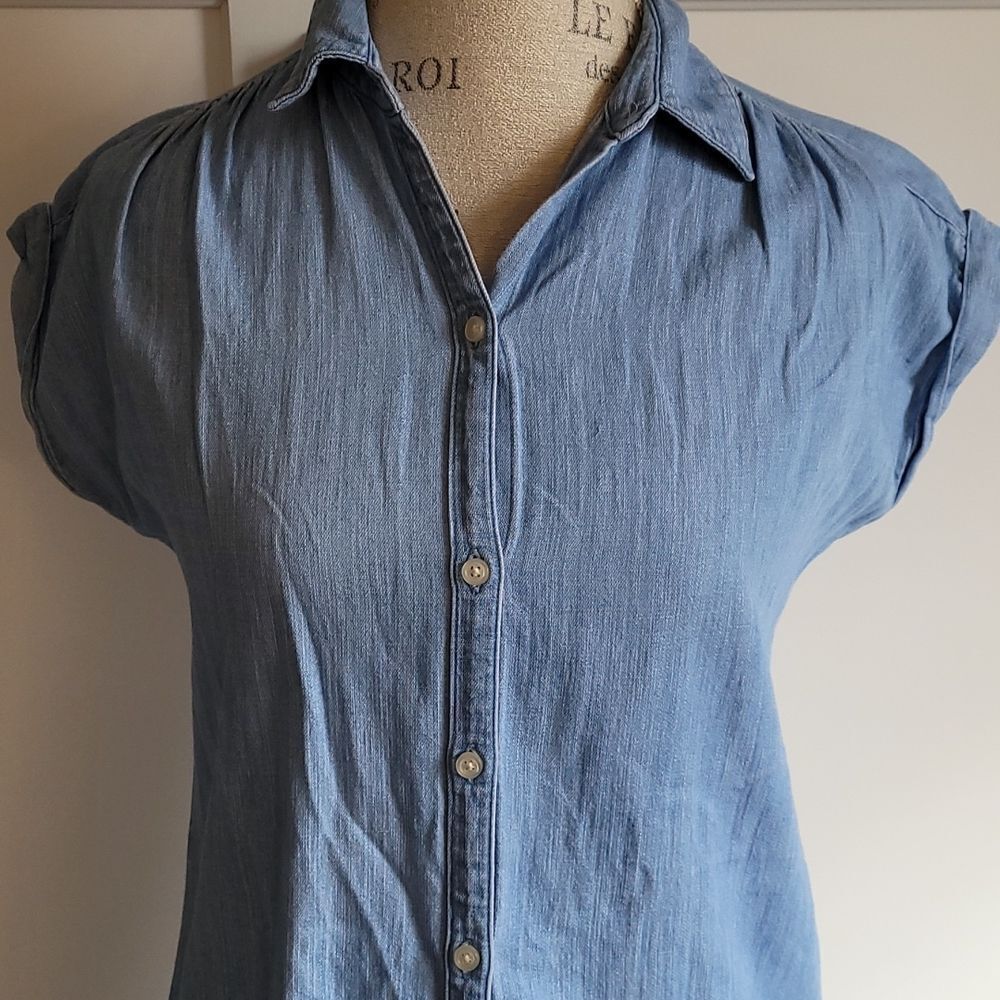 Old Navy Denim Shirt Dress - Picture 4 of 11